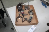 Box Lot- Small Machinist Vise, V-blocks And More.