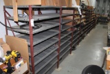 8 Sections Of Metal Shelving.