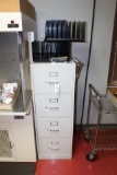4 Drawer File Cabinet And File Trays.