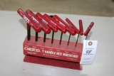Chesco Metric T-handle Hex Wrenches.