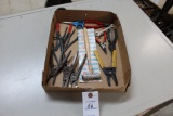 Box Of Snap-ring Pliers, Wire Cutter, Precision Hammer.
