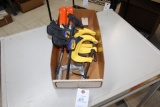 Box Of C-clamps, Quick-grip Clamps And Tri-clamp.