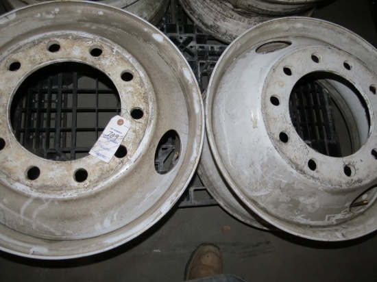 Set of 2 Aluminum 22.5 Rims