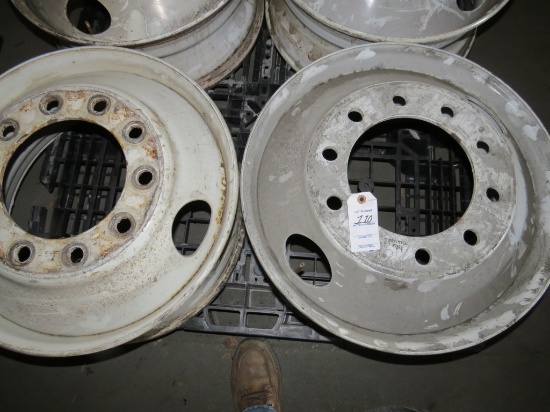 Set of 2 Aluminum 22.5 Rims