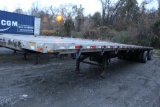 2000 DoRSEY VIN: 1DTP80Z22YG054857  Vin # 1DTP80Z22YG054857  Flat Bed Aluminum Trailer