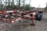1988 Hyundai Model CSN 20002 20' Container Chassis VIN: 145C242S6JL004419  Vin # 145C242S6JL004419