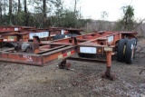 1988 Hyundai Model CSN 20002 20' Container Chassis VIN: 145C242S6JL004369  Vin # 145C242S6JL004369