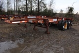 1987 Hyundai Model CSN 20002 20' Container Chassis VIN: 145C242S7HL003516  Vin # 145C242S7HL003516