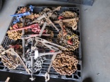 Lot of 9 Chains & Binders