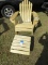 Adirondak Chair and Footstool