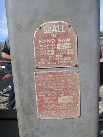 DoAll 16" Band Saw