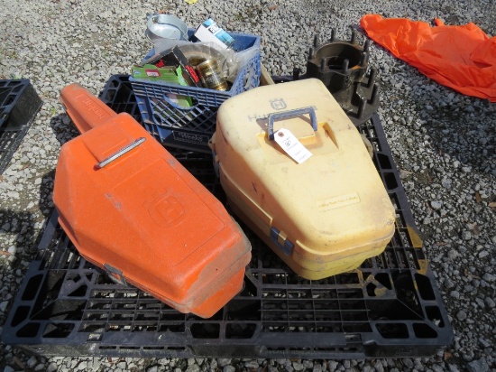 2 Chainsaw boxes and other Misc Items