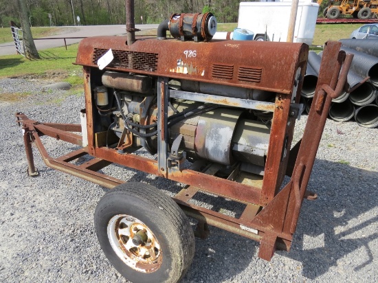 Welder on Trailer