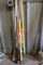 Mix Lot Sledge Hammer, Post Hole Digger, Axe, Trench Shovel