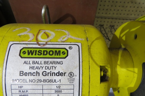 Wisdom Bench Grinder Model: 29-BG6UL-1