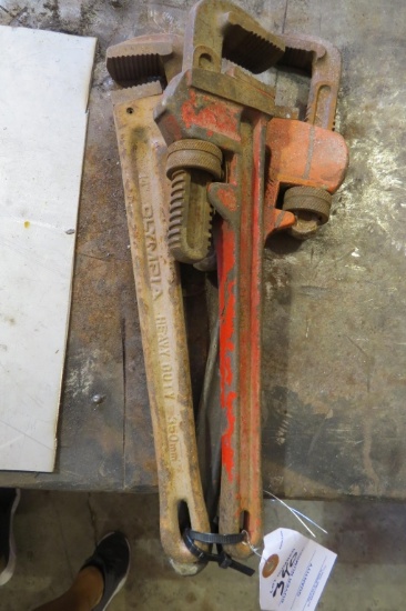 3 14" Pipe Wrenches