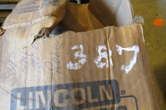 Box of Lincoln Electric Welding Rods