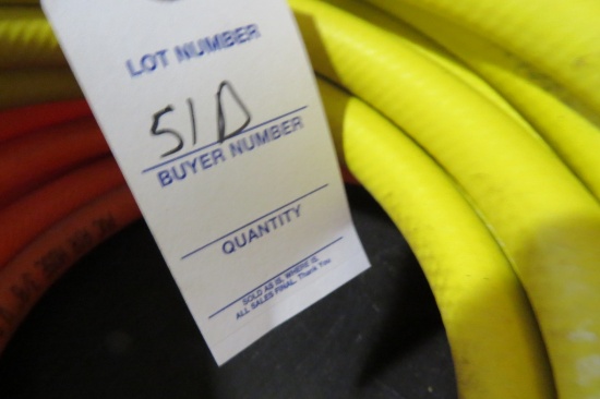 Lot of Two 3/8" Airline & Spool of Rope