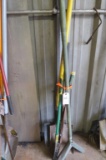 Mix Lot 2 Shovels, Loppers & Push Pole