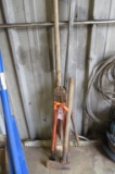 Mix Lot Bolt Cutters, Loppers, Rake, Probe Bar & Axe