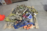 Pallet Of Straps Harness, Rope & Straps