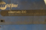 Miller Millermatic 200 CV-DC Welding, Power Source  Wire Feeder  w/Helmet