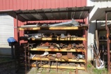 HUGE LOT Metal/Shelves Mixed Metal & Metal Shelves