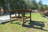 Rolling Metal Table