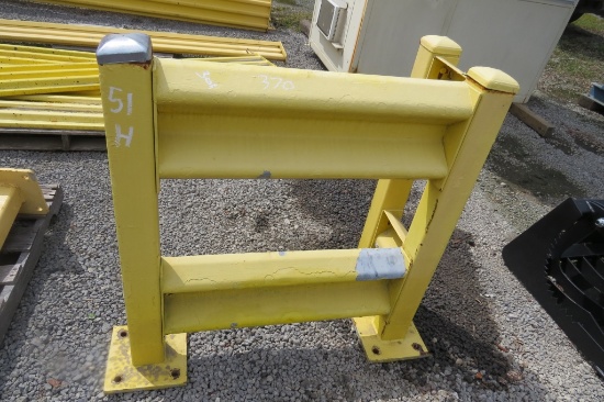 40" L shape Corner Steel Barrier