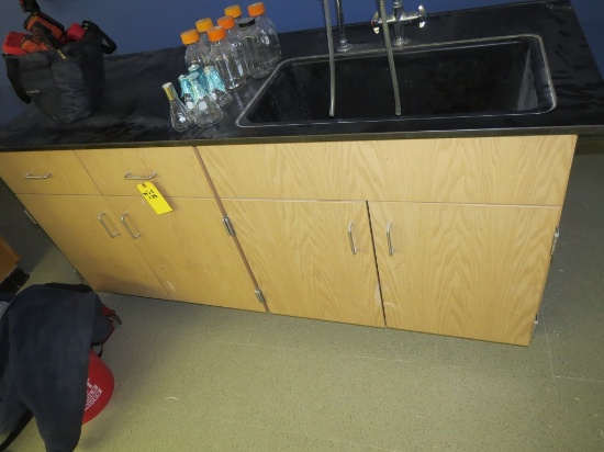 74" x 3' x 23" Cabinet w/sink