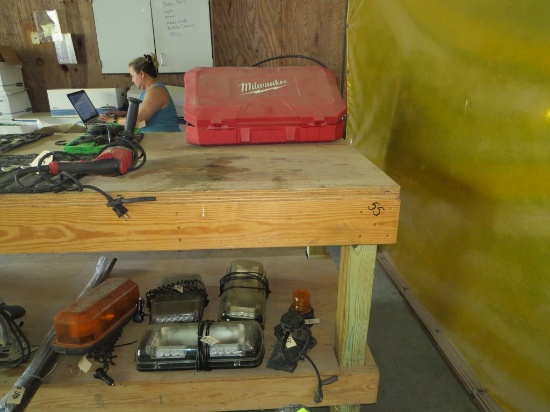 Heavy Duty Wooden Shop Table