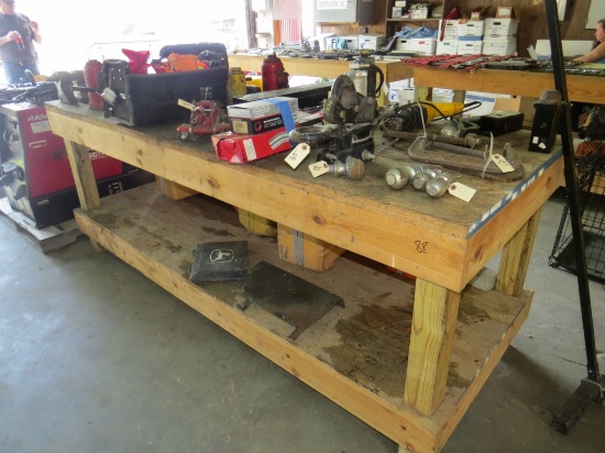 Heavy Duty Wooden Shop Table
