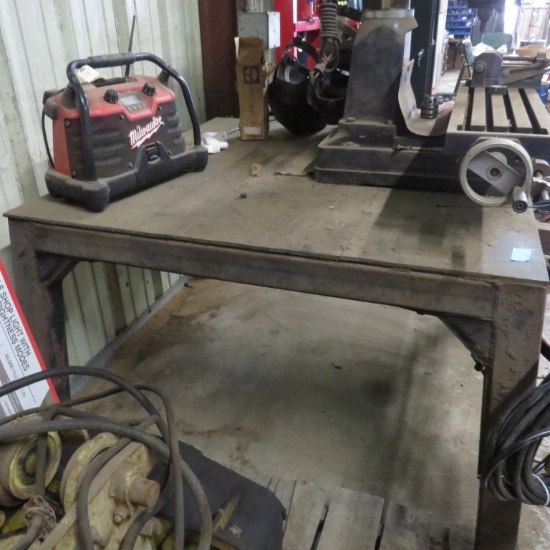 52" x 52" Metal Shop Table