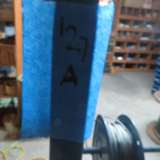 Wire reel stand-wire included