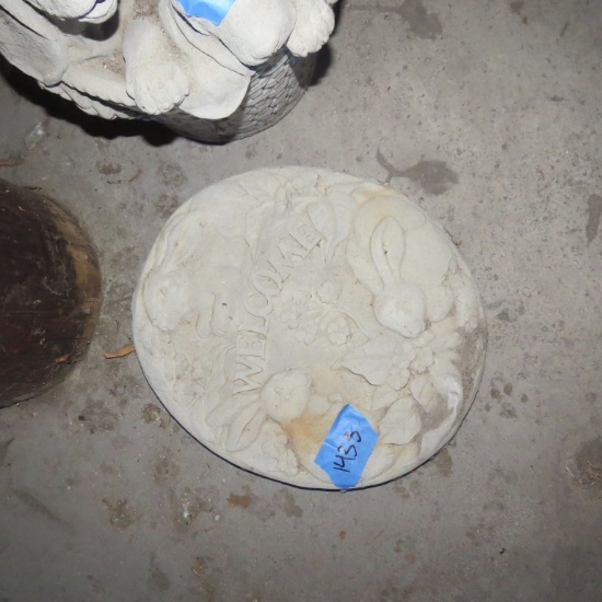 Concrete Welcome Stepping Stone