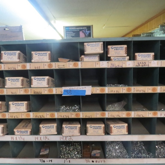 Cabinet and contents