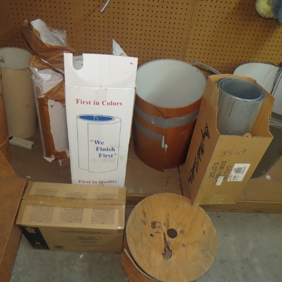 Misc. metal coil trim and wire