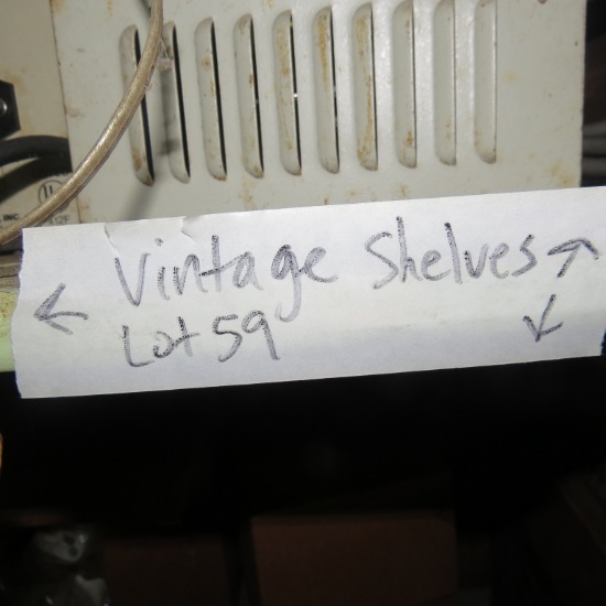 Shelf contents-vintage
