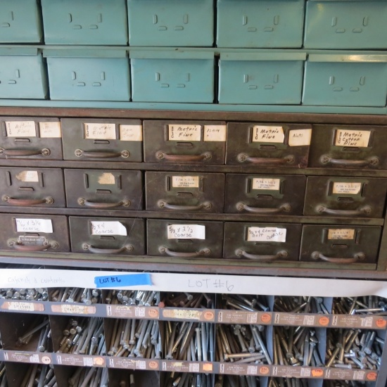 Cabinet and contents