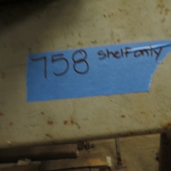 Steel shelving unit 7'x20'