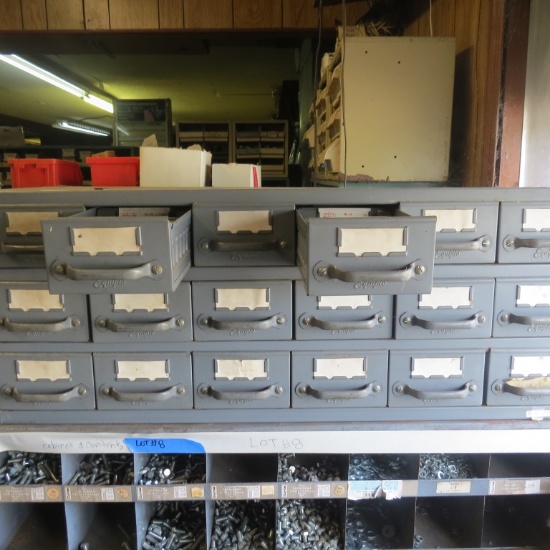 Cabinet and contents