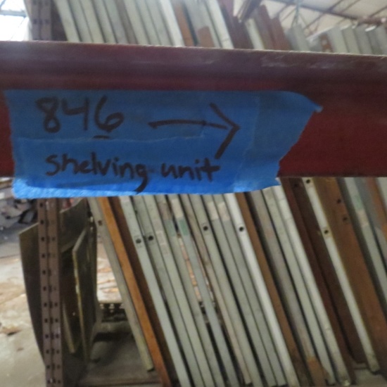 Steel shelving unit (right side)