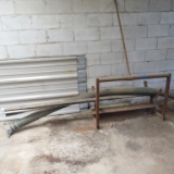 Misc. Metal Rack w/Contents