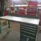 Shop Table with Drawers