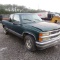 1996 Green Chevy Silverado 1500
