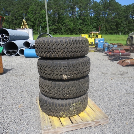 Set of 4 Tires with Rims