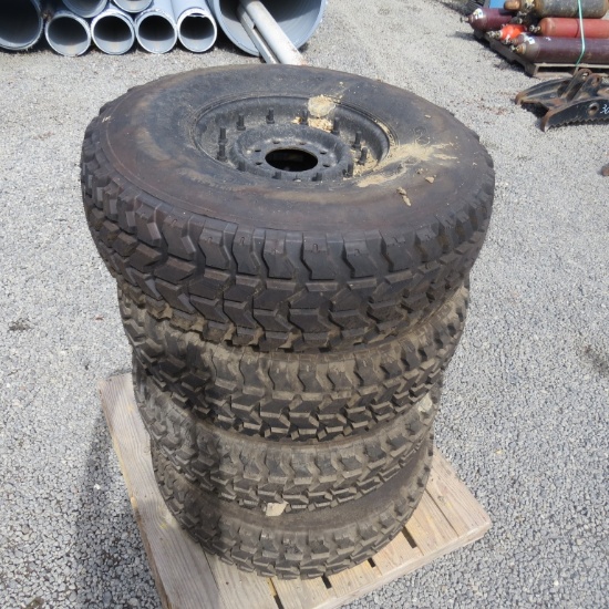 Set of 4 Tires with Rims