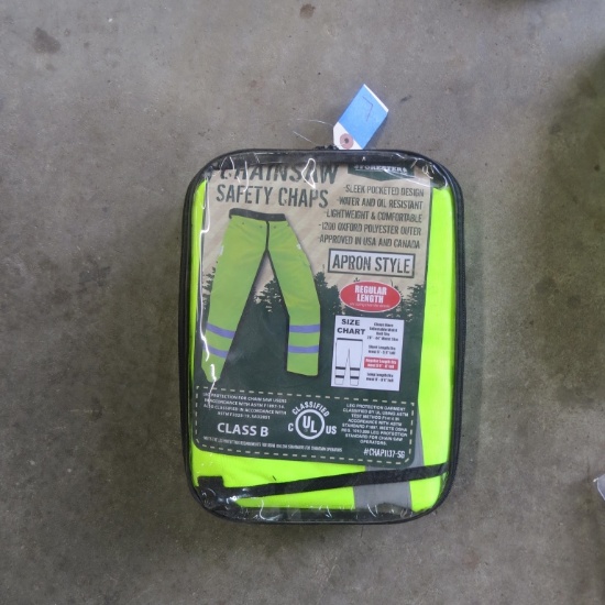 Safety Chaps-Apron Style, Regular Length