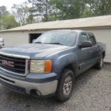 2007 Blue GMC Sierra SLE truck-1 owner