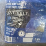 Medium Duty Tarp 16'x20', Everbilt 5mil